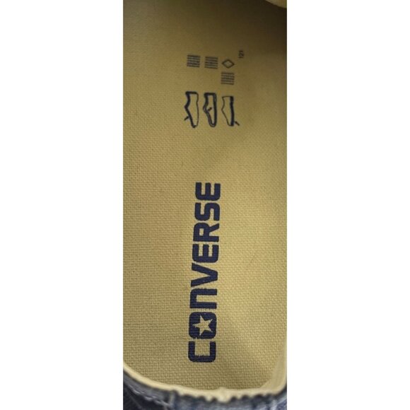Converse Navy and White Men's Shoes - Picture 8 of 9
